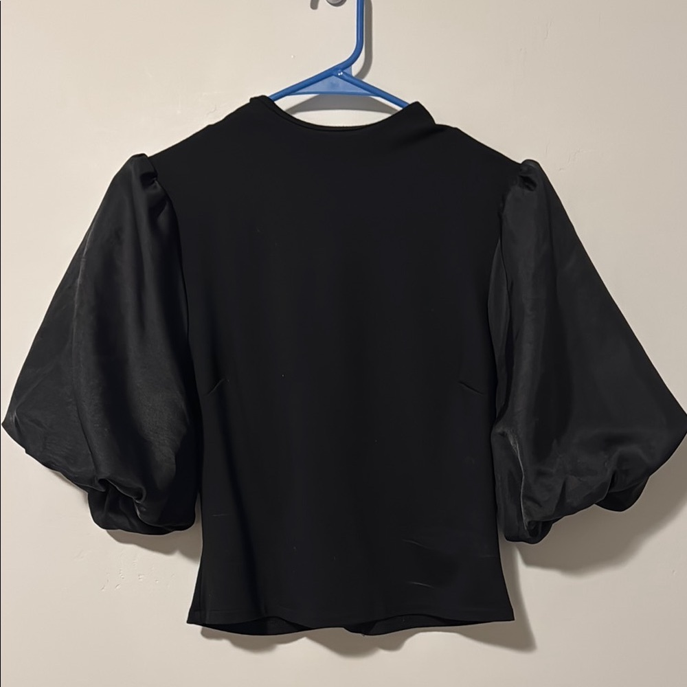 Sunday in Brooklyn Puff Sleeve Ponte Top